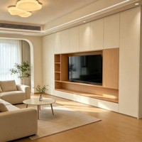 Rak Buku Sudut Minimalis Modern Kustom, Kabinet Penyimpanan Terintegrasi, Rak Buku Ekstensibel, Meja Samping Sofa, Meja TV, Ruang Tamu