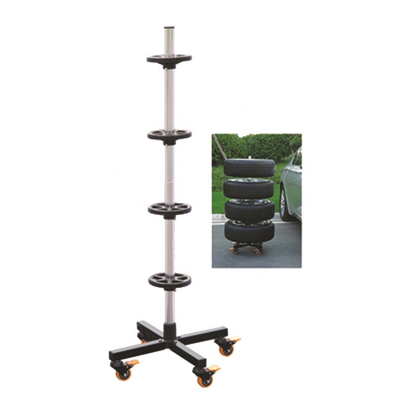 Простая сборка, грузоподъемность до 100 кг, стойка для демонстрации шин/держатель шин