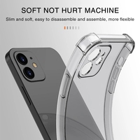 Funda Transparente Ultra Clara HD Antirrayaduras y Antigolpes para iPhone 15 16 17 Pro Max, Carcasa Protectora Delgada de TPU Suave