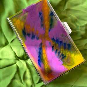 คลัทช์เรซิ่นน้ำหนักเบาสำหรับผู้หญิงที่มีรูปร่างเพรียวบาง วัสดุที่ทนทาน และลวดลายสีสันสดใสสำหรับการใช้งานในชีวิตประจำวัน - Product Image 4