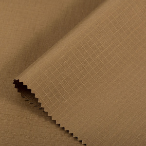 Tela RTS Camuflaje Ripstop Teñido Liso T/C 80/20 Anti Rasgado Corote Marrón Para Engranajes Tácticos - Product Image 5