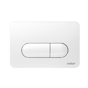 Piastra a 2 pulsanti Valsir per cassette Pneu Evolut e Tropea 3, bianca - Product Image 1
