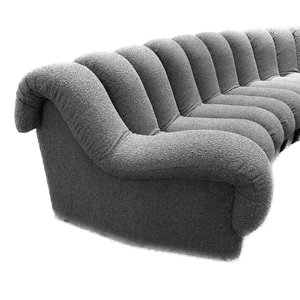 Canapé modulaire de passage au design BOUCLE belge moderne, mobilier de salon contemporain combinable - Product Image 1