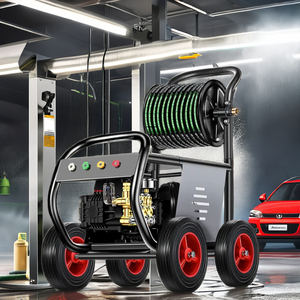 Nettoyeur haute pression portable 2900 PSI, usage commercial et industriel, machine de lavage à froid, moteur en cuivre pur haute puissance 330V, 2900 PSI - Product Image 1