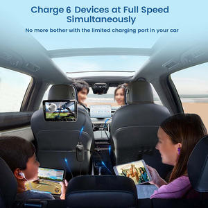 Chargeur <span class=keywords><strong>USB</strong></span>-<span class=keywords><strong>C</strong></span> rapide multiport pour voiture, adaptateur de charge pour allume-cigare avec <span class=keywords><strong>c</strong></span>âble de charge - Product Image 4