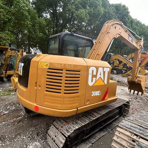 Machinerie de construction d'occasion d'origine japonaise, excavatrice CAT 308E, mini-excavatrice de 8 tonnes utilisée pour l'aménagement paysager. - Product Image 2