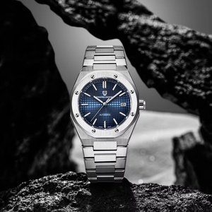 PAGANI DESIGN PD-1673 Mens Automatic <b>Mechanical</b> <b>Watch</b> 40MM Sapphire Stainless Steel Waterproof 10Bar Luminous C3 Reloj Hombre - Product Image 2