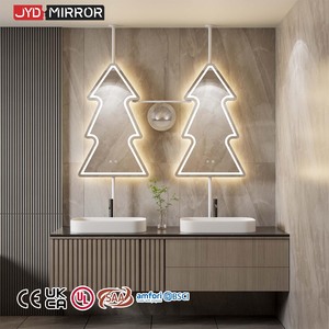 <span class=keywords><strong>Espejo</strong></span> de Baño Irregular con Luces LED Regulables, Control Táctil Inteligente con Sensor, Personalización OEM ODM - Product Image 1