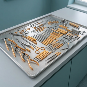 Ensemble d'instruments de chirurgie plastique professionnels en acier inoxydable, certifiés CE Classe I, garantie de 2 ans, chirurgie générale - Product Image 3