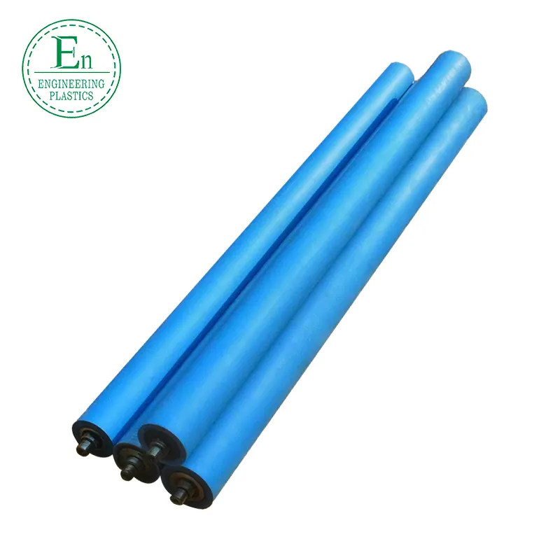 Manufacturers wholesale high temperature resistance large polyurethaner rubber roll PU conveyor rubber covered roller