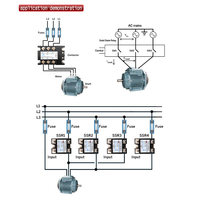Relais statique triphasé 4 entrées 32V, sortie 90-660V, contrôle CC, relais statique CA pour équipement d'automatisation de commande de moteur