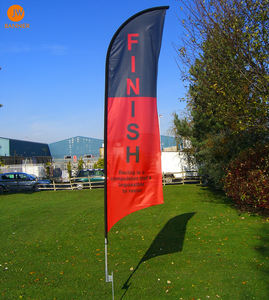 ธงขนนกตกแต่งภายนอกอาคาร สำหรับงานโปรโมชั่น เปิดตัวโครงการ หรือธงชายหาด - Product Image 2