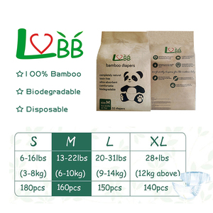 Pañales Ecológicos Biodegradables Cómodos de Fibra de Bambú Natural, Pañales Desechables Ecológicos para Bebé - Product Image 5