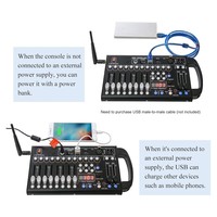 Contrôleur DMX sans fil PKnight DMX512 IP65 LED 192CH pour l'éclairage de scène, de mariage et d'événements