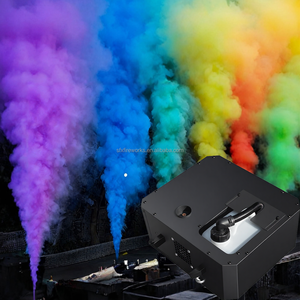 Macchina del fumo a colonna d'aria colorata con controllo remoto DMX, spruzzatore di nebbia verticale a colori per matrimoni, feste, bar, performance ed eventi <span class=keywords><strong>FX</strong></span> - Product Image 3