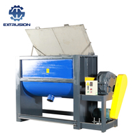 Mélangeur horizontal pour poudres et granulés, fonction de chauffage, capacité 1500 kg, pour matériaux plastiques
