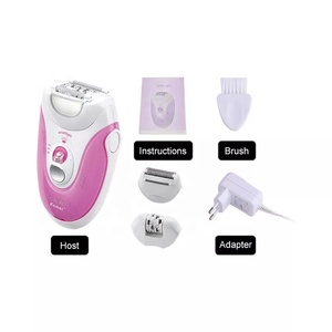 Trois têtes femmes épilation <span class=keywords><strong>Kemei</strong></span> Km-299 <span class=keywords><strong>Mini</strong></span> facile à transporter rasoir électrique épilateur pour les femmes - Product Image 6