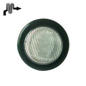 2 "Inch Round 9LED Side Marker Amber/Red w Pig Tail <span class=keywords><strong>Position</strong></span> Indicator Waterproof Light for Truck Trailer RV Caravan Tray-back - Product Image 2