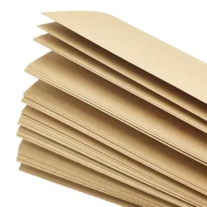 Brown Kraft Paper Liner 100GSM Craft Liner Paper Kraft Silicone Release Paper for Woodpulp