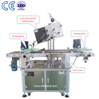 Sistema de Etiquetado Industrial Skilt, Impresión y Aplicación en Línea, Aplicador de Etiquetas para Cajas, Cartones y Bandejas, Superficie Superior