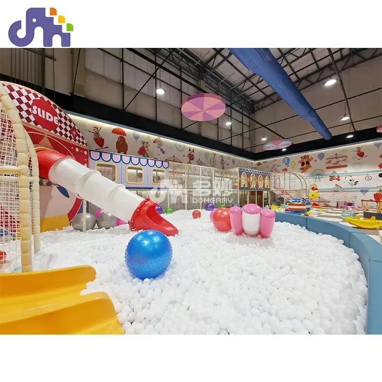 Domerry Zirkus Thema kommerziellen Parque Infantil Kinder Indoor-Spielplatz Baby Spielgeräte