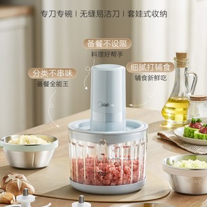 Picadora de Carne Midea con Motor AC de 300W, Carcasa de Plástico, Fácil de Operar para Picar y Mezclar Carne - Product Image 3