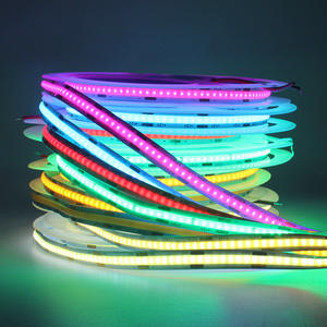 Tira de <span class=keywords><strong>LED</strong></span> COB de Fábrica, DC 12V 24V, 3mm 4mm 5mm 8mm, 320 400 480leds/m, 3000k 4000k 6500k, Blanca, Regulable, Flexible - Product Image 1