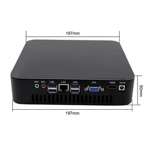 Barebone Systeem core i7 7700T 4 Cores 8 Threads 1HD VGA LAN 4USB 3.0 Win10 Linux All-In -een PC computer hardware software