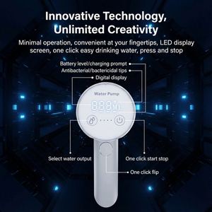 Distributeur d'eau portable électrique à affichage numérique LED, pompe USB pour extérieur et usage domestique, 1200 mAh, garantie 1 an, CE FCC MSDS ROHS - Product Image 2