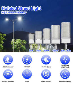 Hoge kwaliteit 5 jaar garantie 170lm/w ETL IP66 Waterdicht 50W 100W 150W 200W Spuitgietaluminium CRI80 Buiten LED Straatlamp - Product Image 6