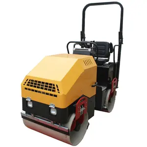 2 Tấn Đầy Đủ Thủy Lực Road Roller Compactor Với Đôi Trống Động Cơ Diesel Road Roller