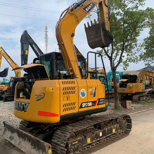 Excavatrice Sany SY75C d'occasion, 7,5 tonnes, chenilles, excavatrice hydraulique SY75C, engins de chantier, certifiée CE d'origine - Product Image 1