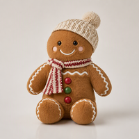 Porte-clés en peluche personnalisé en forme de petit ours, adorable breloque en forme d'ours en peluche avec bonnet tricoté