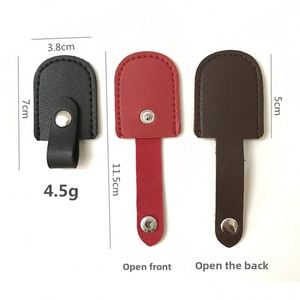 Étui de protection universel pour ciseaux à ongles en cuir PU, neuf couleurs au choix, étui portable pour coupe-ongles - Product Image 2