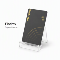 Vocolinc FindMy MFI Certified Slim NFC Wallet Tracker GPS Prix de Gros Localisateur de Carte Anti-Perte Suivi Intelligent de Cartes de Crédit