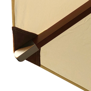 Buena suerte al por mayor de alta calidad de café al aire libre Tienda <span class=keywords><strong>4x4</strong></span> m de madera <span class=keywords><strong>sombrilla</strong></span> de jardín paraguas - Product Image 4