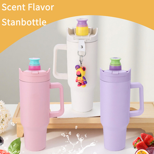 Ensemble de 3 mugs <span class=keywords><strong>Stan</strong></span> avec couvercles parfumés, couvercles aromatiques, grande capacité, avec poignée, pour une utilisation quotidienne et en extérieur - Product Image 2