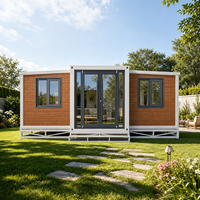 Maison conteneur extensible de 40 pieds, 3 chambres, 2 salles de bain, villa préfabriquée de luxe, design respirant, compatible ADU, logement annexe