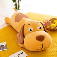 Dessin animé mensonge chien en peluche oreiller cadeau d'anniversaire pour amis maison canapé chambre décoration chiffon poupées peluche animaux en peluche jouets