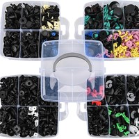 Lot mixte de 1295 pièces (1180 boucles + 115 outils) – Kit de clips de fixation en plastique pour carrosserie automobile, pare-chocs et garnitures de porte