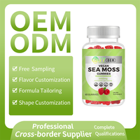 Gummies de mousse de mer à marque privée 3000mg, extrait d'algues irlandaises, soutien de la thyroïde, énergie, certifié GMP, 60 unités