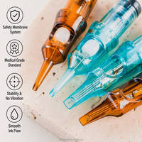 Cartouches d'aiguilles de tatouage STALYX ULTRA de qualité professionnelle avec spécifications laser et contrôle qualité strict pour un tatouage de précision, 20 pièces