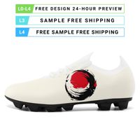 Chaussures de football en gros pour équipes OEM ODM Impression à la demande Logo personnalisé Nom personnalisé Crampons d'entraînement SC02-26025043-6