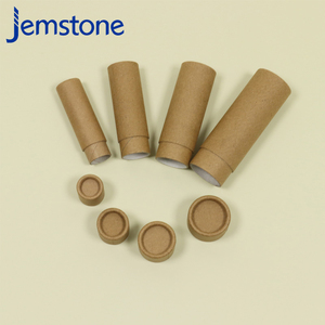 Emballage de gloss à lèvres de luxe en forme de cylindre, écologique, cadeau, cosmétiques biodégradables, emballage de boîte en papier avec logo personnalisé, tubes - Product Image 4