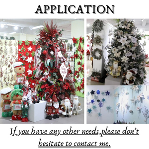 Champán artificial de alta calidad, Poinsettia navideño, buen diseño, decoración de árbol de Navidad en caja, venta al <span class=keywords><strong>por</strong></span> <span class=keywords><strong>mayor</strong></span>, otros artículos <span class=keywords><strong>navideños</strong></span> - Product Image 4