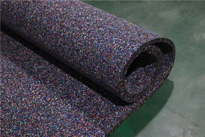 Utilisation commerciale et domestique, rouleau de <span class=keywords><strong>mousse</strong></span> acoustique en caoutchouc de 3 mm à 20 mm, tapis de réduction du bruit avec absorption des chocs pour application en salle de sport - Product Image 3