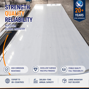 ISO Certified 304L PVD Coated 20mm 1219mm 4'x10' <b>Pickled</b> AISI Stainless Steel Sheet for Paper Industry - Product Image 1