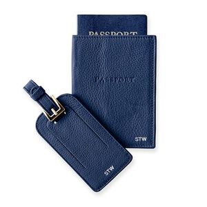 Funda de pasaporte de cuero genuino para hombre y <span class=keywords><strong>mujer</strong></span>, estuche para tarjetas de crédito, documentos de identificación de viaje, soporte de pasaporte personalizado - Product Image 1