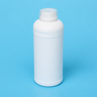Envase Cilíndrico de HDPE de 1000 ml para Cosméticos, Multicolor, Blanco, Azul, Marrón, Translúcido, para Jabón Líquido, Superficie Esmerilada, Tapa de Rosca, OEM