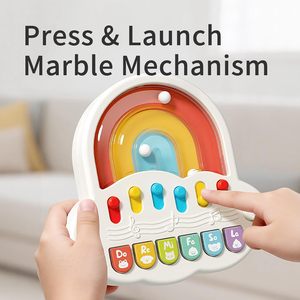Jouet <span class=keywords><strong>de</strong></span> <span class=keywords><strong>piano</strong></span> pour bébé 2-en-1, jouet <span class=keywords><strong>de</strong></span> <span class=keywords><strong>piano</strong></span> musical avec jeu <span class=keywords><strong>de</strong></span> billes, jouet sensoriel <span class=keywords><strong>de</strong></span> développement pour nourrissons et tout-petits - Product Image 3